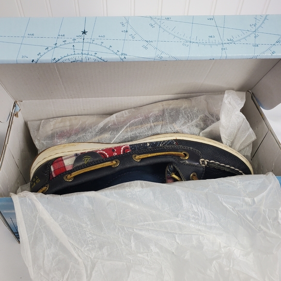 Slperry Top-Sider Angelfish Navy/Patch Mad Women's Slide-In Shoes Size 7.5 M - Picture 12 of 12